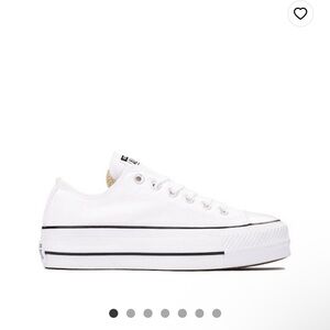 Converse Womens Converse Chuck Taylor All Star Lift Low-Top Sneaker - White